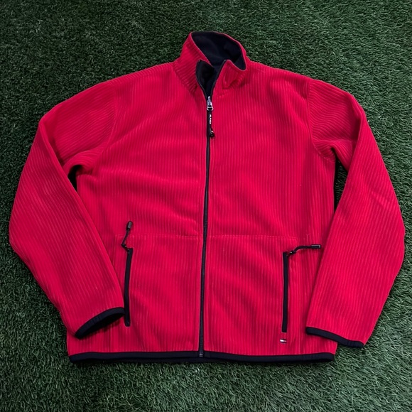 Men’s Tommy Hilfiger Reversible Full Zip Fleece - Picture 1 of 6